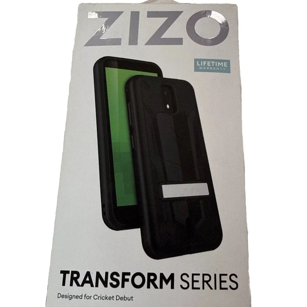 Cricket Debut Case Zizo Transform Series Black Cover New